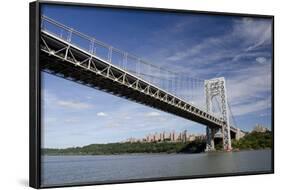 George Washington Bridge, Hudson River, New York, New York, USA-Cindy Miller Hopkins-Framed Photographic Print