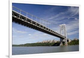 George Washington Bridge, Hudson River, New York, New York, USA-Cindy Miller Hopkins-Framed Photographic Print