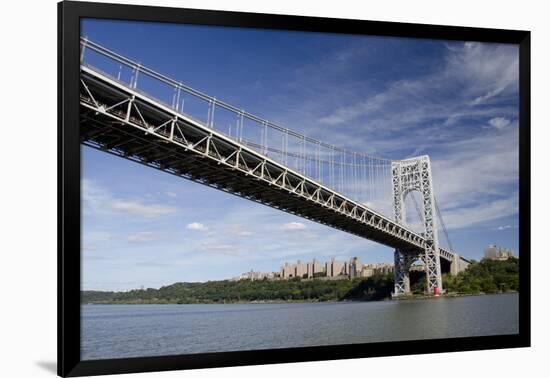 George Washington Bridge, Hudson River, New York, New York, USA-Cindy Miller Hopkins-Framed Photographic Print