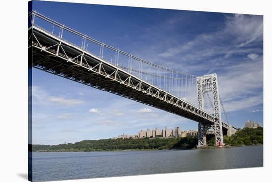 George Washington Bridge, Hudson River, New York, New York, USA-Cindy Miller Hopkins-Stretched Canvas
