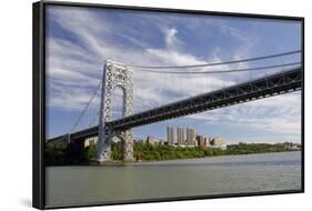 George Washington Bridge, Hudson River, New York, New York, USA-Cindy Miller Hopkins-Framed Photographic Print