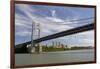 George Washington Bridge, Hudson River, New York, New York, USA-Cindy Miller Hopkins-Framed Photographic Print