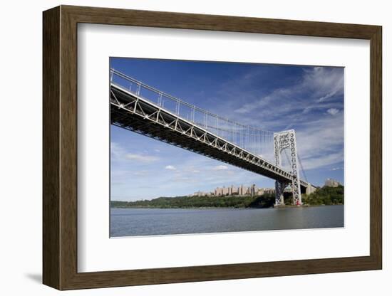 George Washington Bridge, Hudson River, New York, New York, USA-Cindy Miller Hopkins-Framed Photographic Print