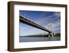 George Washington Bridge, Hudson River, New York, New York, USA-Cindy Miller Hopkins-Framed Photographic Print