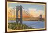 George Washington Bridge, New York City-null-Framed Art Print