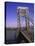 George Washington Bridge, NY-Barry Winiker-Stretched Canvas