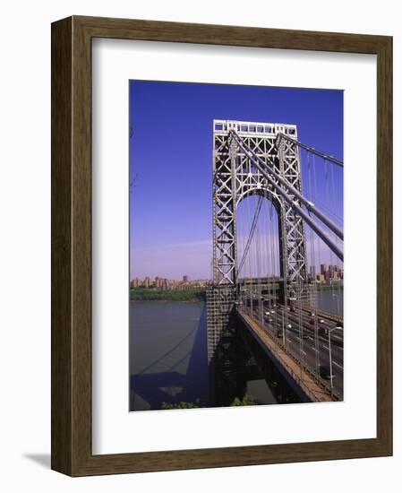 George Washington Bridge, NY-Barry Winiker-Framed Photographic Print