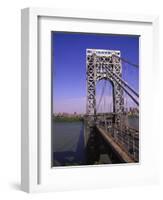 George Washington Bridge, NY-Barry Winiker-Framed Photographic Print