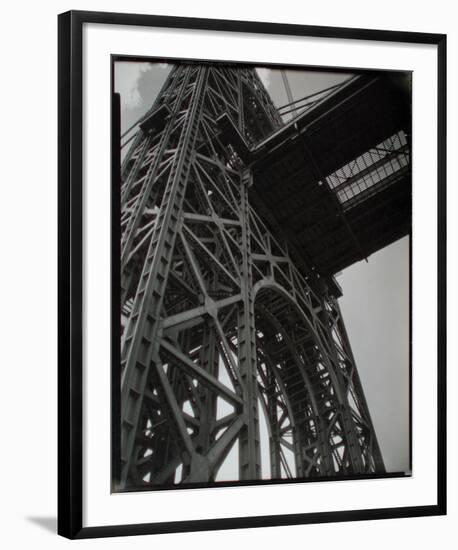 George Washington Bridge, Riverside Drive and 179th Street, Manhattan-Berenice Abbott-Framed Giclee Print