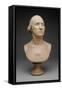 George Washington, C.1786 (Painted Plaster)-Jean-Antoine Houdon-Framed Stretched Canvas