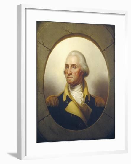 George Washington, C.1850-Rembrandt Peale-Framed Giclee Print