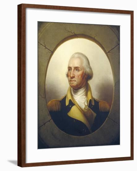 George Washington, C.1850-Rembrandt Peale-Framed Giclee Print