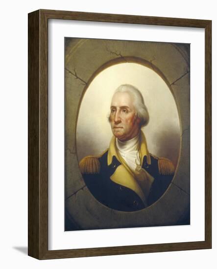 George Washington, C.1850-Rembrandt Peale-Framed Giclee Print