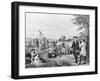 George Washington Conversing with Workers-null-Framed Giclee Print