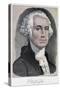George Washington, First President of the United States, 19th Century-Currier & Ives-Stretched Canvas