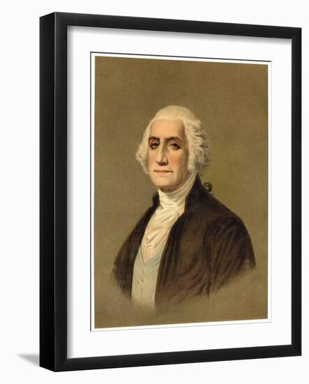 George Washington First President of the United States-null-Framed Art Print