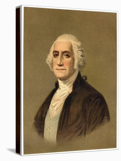 George Washington First President of the United States-null-Stretched Canvas