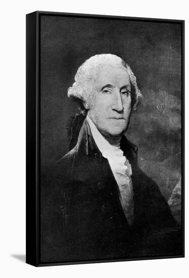 George Washington, First President of the United States-Gilbert Stuart-Framed Stretched Canvas