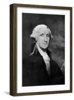 George Washington, First President of the United States-Gilbert Stuart-Framed Giclee Print