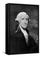 George Washington, First President of the United States-Gilbert Stuart-Framed Stretched Canvas