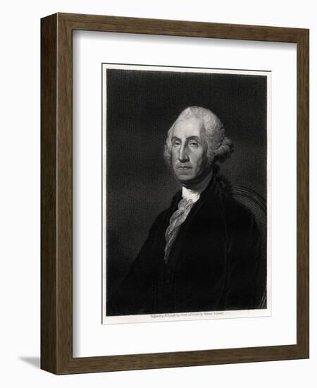 George Washington, First President of the USA, 19th Century-W Humphreys-Framed Giclee Print