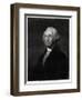 George Washington, First President of the USA, 19th Century-W Humphreys-Framed Giclee Print