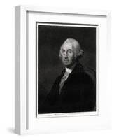 George Washington, First President of the USA, 19th Century-W Humphreys-Framed Giclee Print