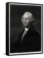 George Washington, First President of the USA, 19th Century-W Humphreys-Framed Stretched Canvas