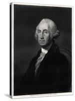 George Washington, First President of the USA, 19th Century-W Humphreys-Stretched Canvas