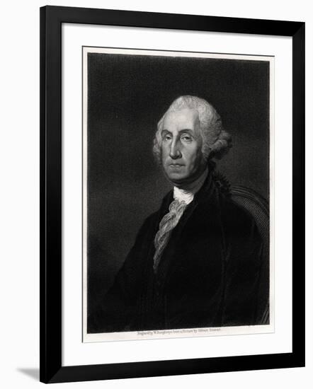 George Washington, First President of the USA, 19th Century-W Humphreys-Framed Giclee Print