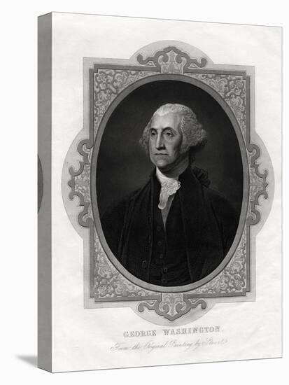 George Washington, First President of United States, 1877-Gilbert Stuart-Stretched Canvas