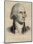 George Washington, First US President-Library of Congress-Mounted Premium Photographic Print