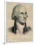 George Washington, First US President-Library of Congress-Framed Photographic Print