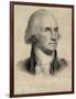 George Washington, First US President-Library of Congress-Framed Photographic Print