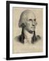 George Washington, First US President-Library of Congress-Framed Photographic Print