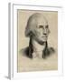 George Washington, First US President-Library of Congress-Framed Photographic Print