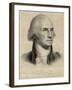 George Washington, First US President-Library of Congress-Framed Photographic Print