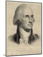 George Washington, First US President-Library of Congress-Mounted Photographic Print