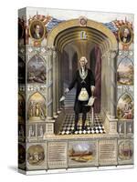 George Washington, Freemason-Science Source-Stretched Canvas