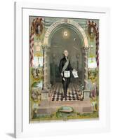 George Washington, Freemason-Science Source-Framed Giclee Print