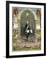 George Washington, Freemason-Science Source-Framed Giclee Print