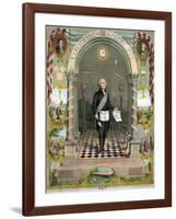 George Washington, Freemason-Science Source-Framed Giclee Print