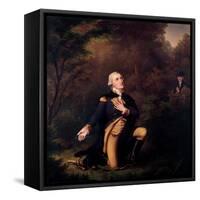 George Washington in Prayer at Valley Forge-Paul Weber-Framed Stretched Canvas