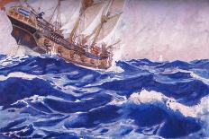 A Ship Standing Towards Us-George Washington Lambert-Giclee Print