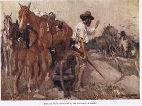 Death of Morgan the Bush Ranger-George Washington Lambert-Framed Giclee Print