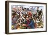 George Washington Leading His Troops During the American War of Independence-Payne-Framed Giclee Print