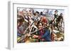 George Washington Leading His Troops During the American War of Independence-Payne-Framed Giclee Print