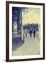 George Washington leaving Mount Vernon-Howard Pyle-Framed Giclee Print