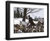 George Washington Marching the Continental Army to Valley Forge Winter Camp-null-Framed Giclee Print