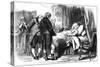 George Washington on His Deathbed, Mount Vernon, Virginia, USA, 1799-null-Stretched Canvas